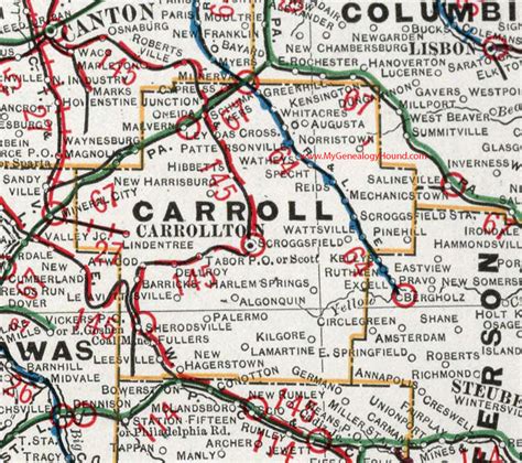 what county is carrollton in|carroll county ohio.